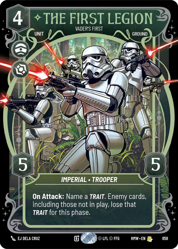 The First Legion - Vader's Fist (Prestige Foil), Homeworlds 858