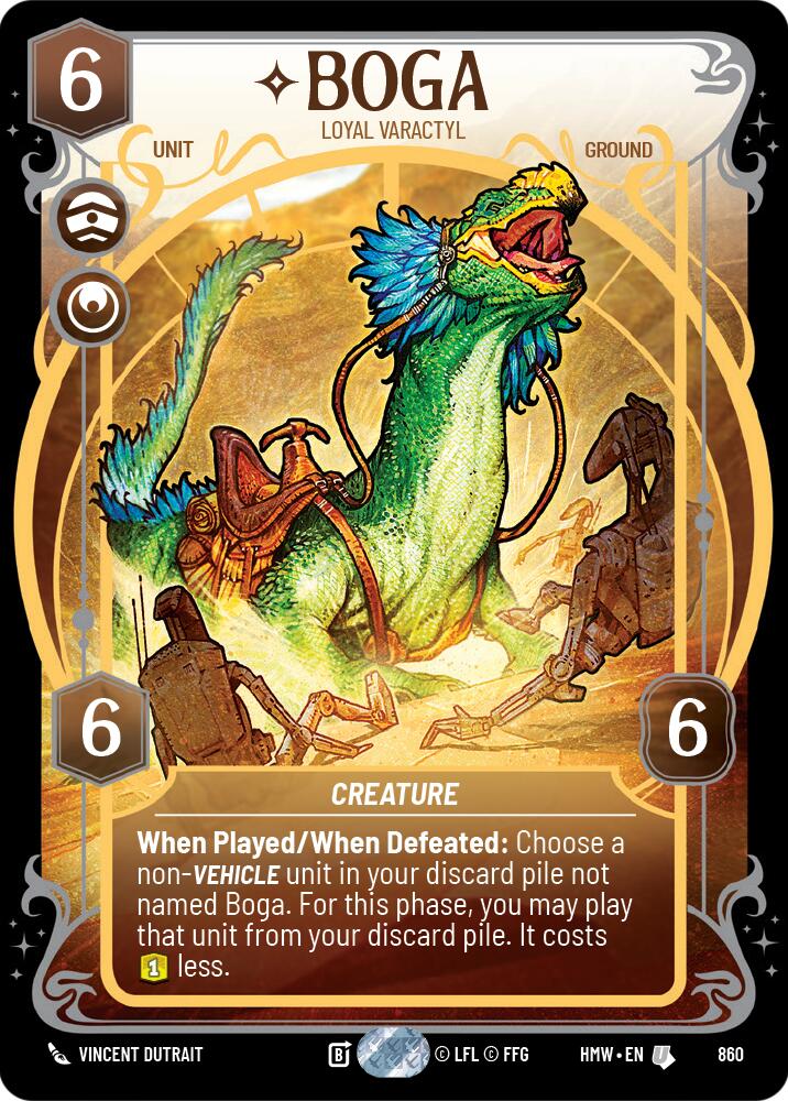 Boga - Loyal Varactyl (Prestige Foil), Homeworlds 860