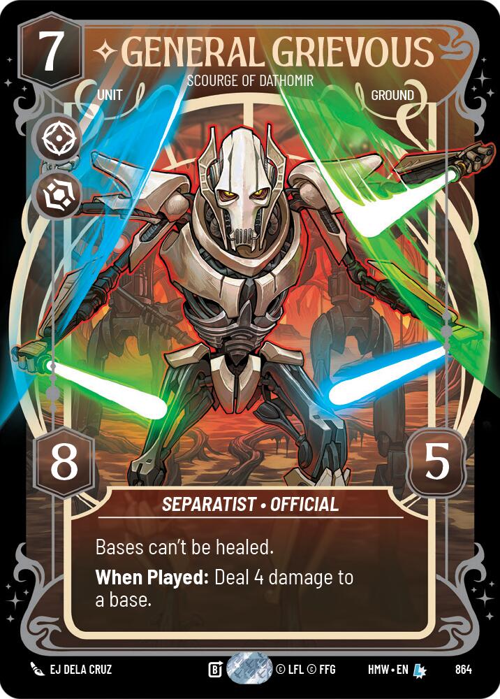 General Grievous - Scourge of Dathomir (Prestige Foil), Homeworlds 864