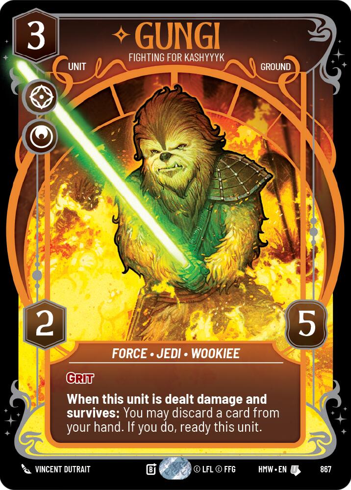 Gungi - Fighting for Kashyyyk (Prestige Foil), Homeworlds 867