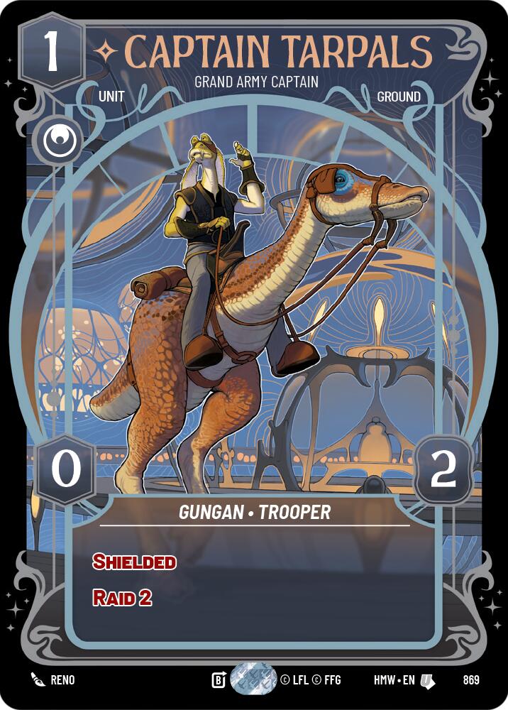 Captain Tarpals - Grand Army Captain (Prestige Foil), Homeworlds 869
