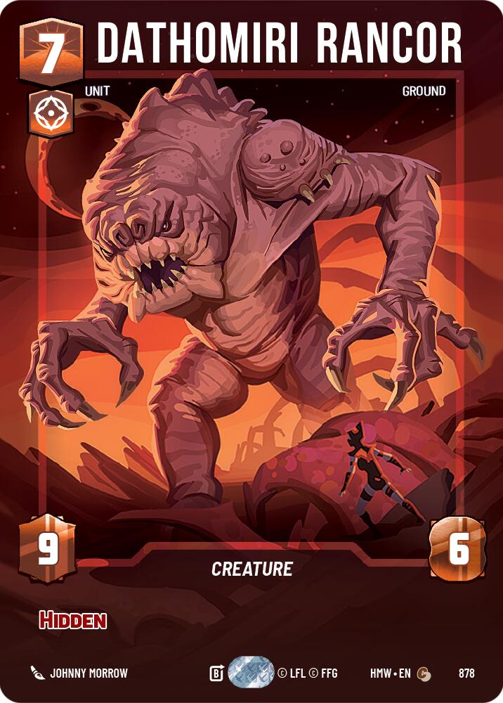 Dathomiri Rancor (Prestige Foil), Homeworlds 878