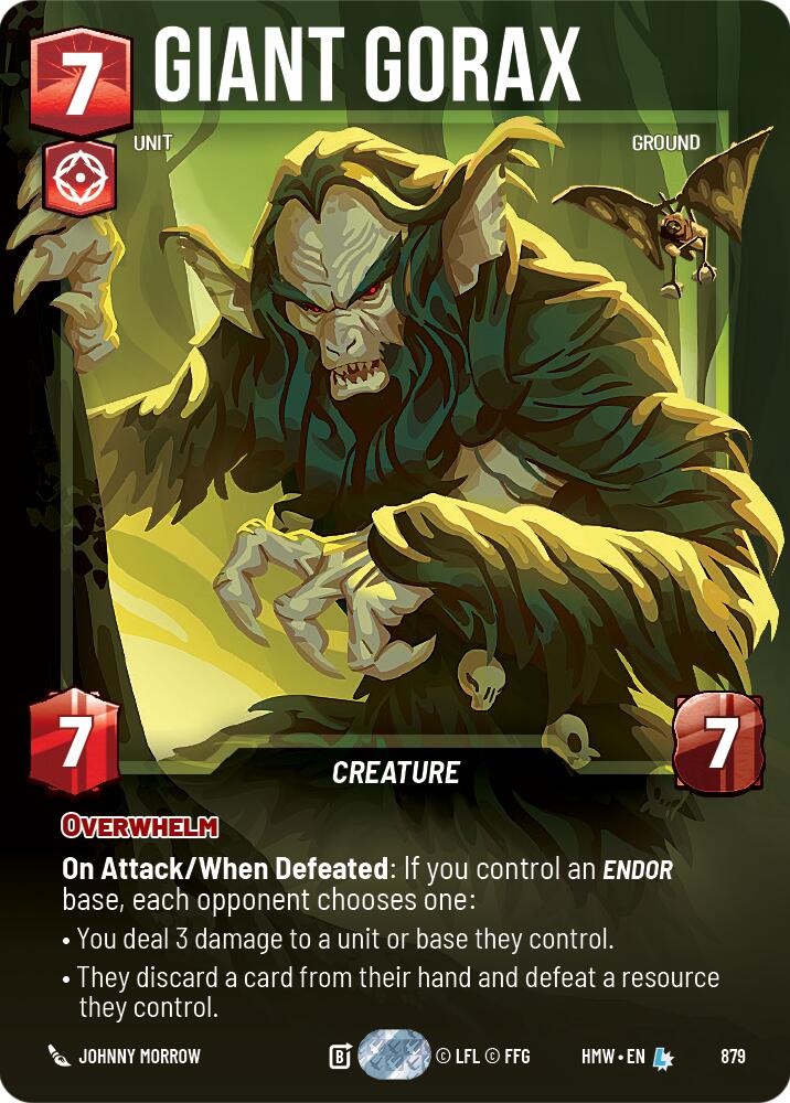 Giant Gorax (Prestige Foil), Homeworlds 879