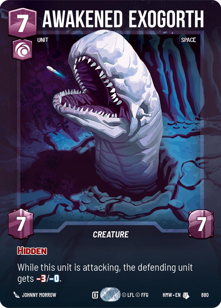 Awakened Exogorth (Prestige Foil), Homeworlds 880