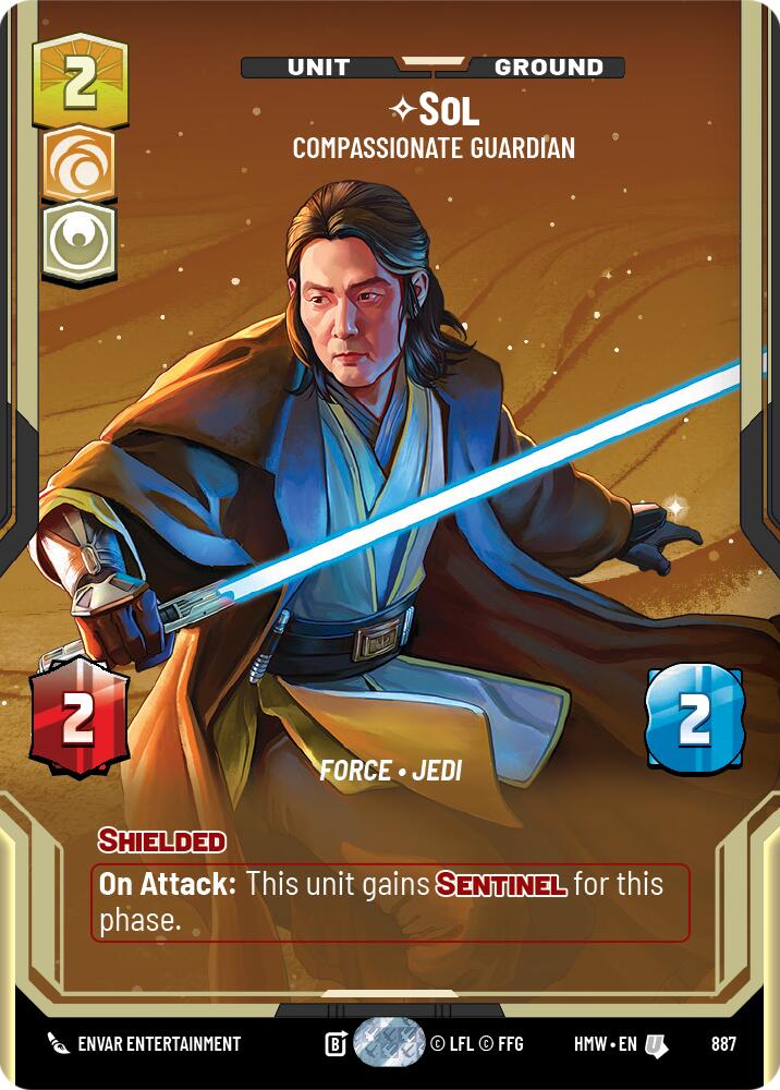 Sol - Compassionate Guardian (Prestige Foil), Homeworlds 887