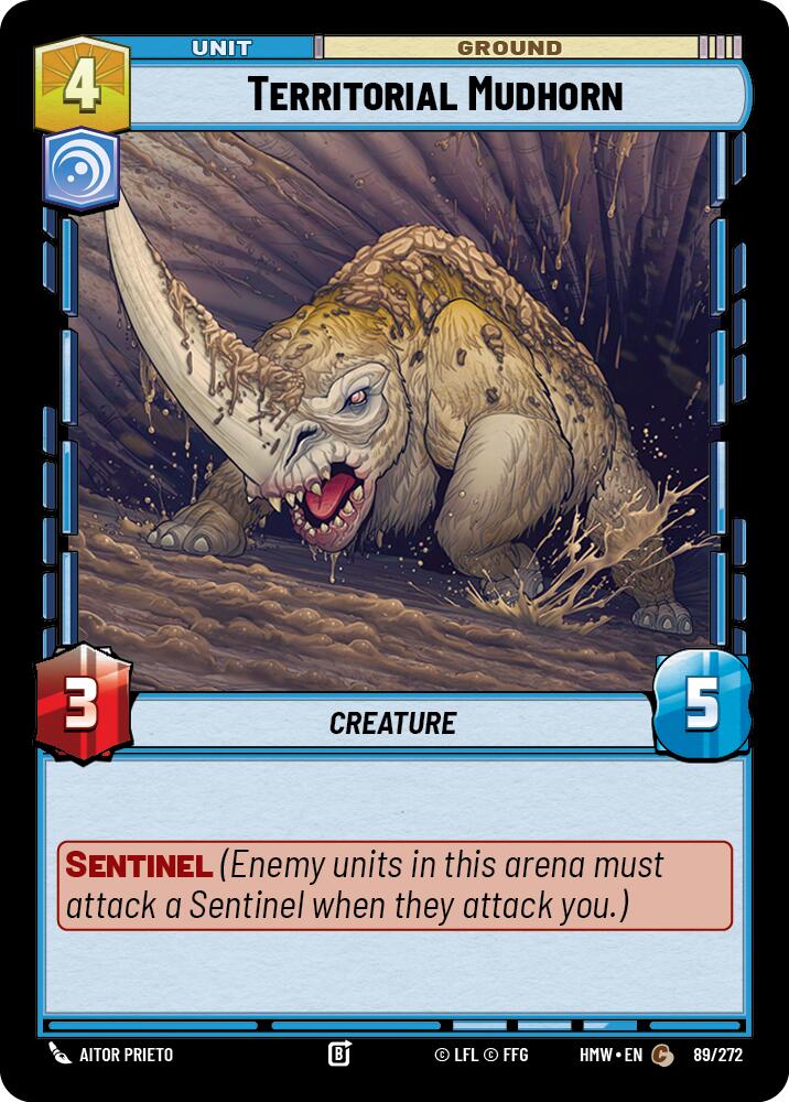 Territorial Mudhorn, Homeworlds 89/272