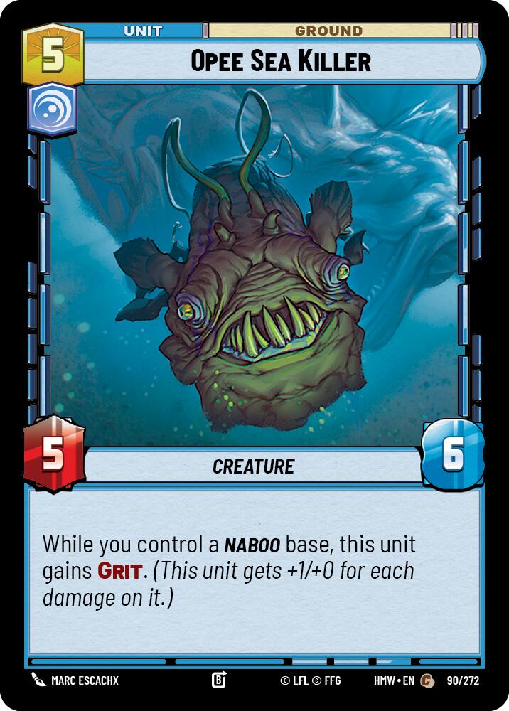 Opee Sea Killer, Homeworlds 90/272