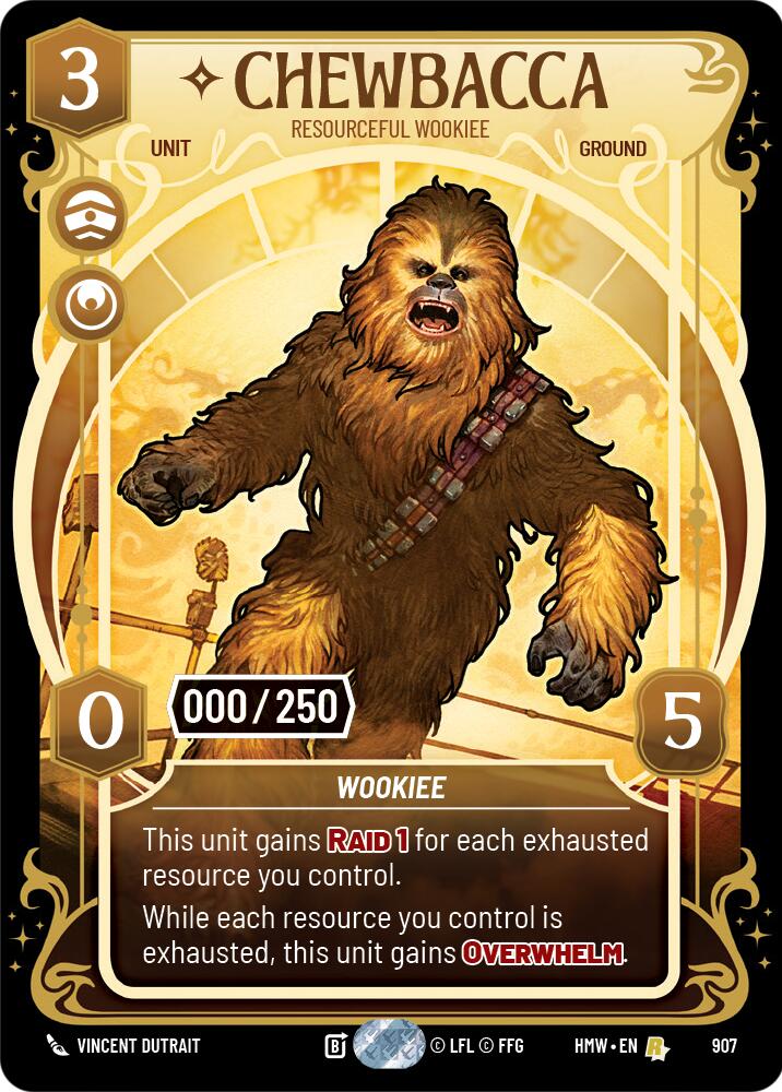 Chewbacca - Resourceful Wookiee (Serialized), Homeworlds 907