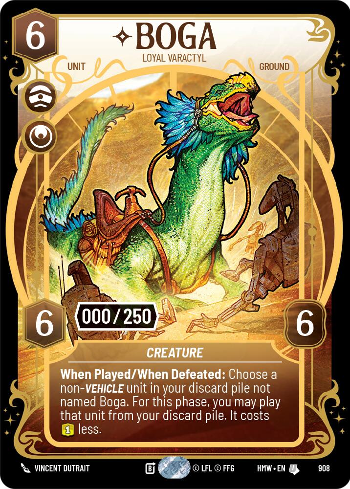 Boga - Loyal Varactyl (Serialized), Homeworlds 908