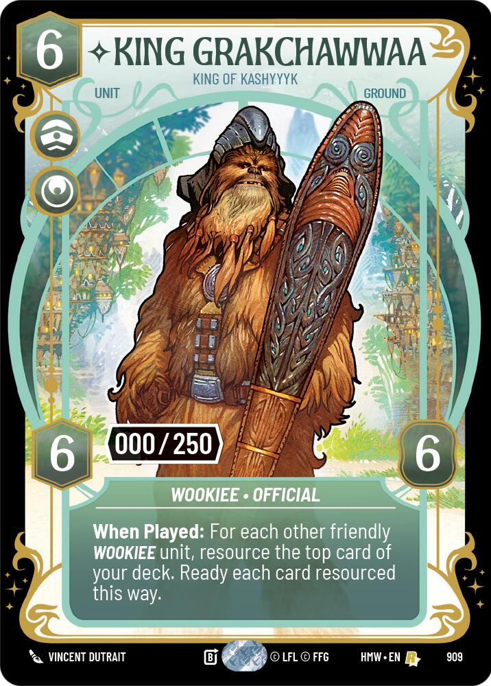 King Grakchawwaa - King of Kashyyyk (Serialized), Homeworlds 909