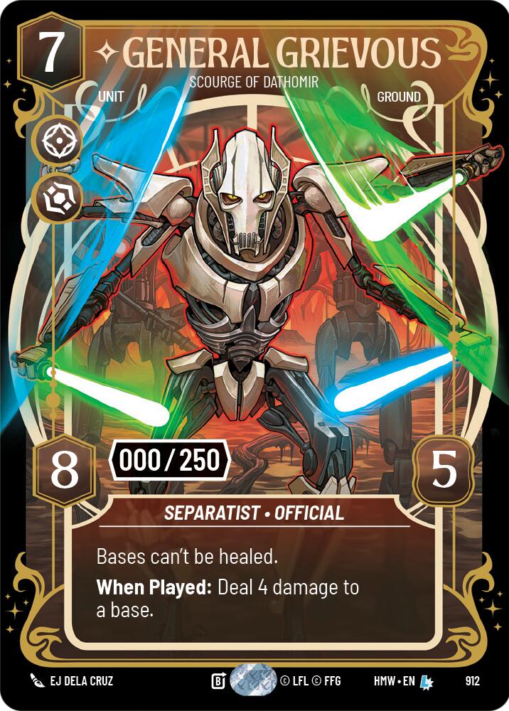General Grievous - Scourge of Dathomir (Serialized), Homeworlds 912