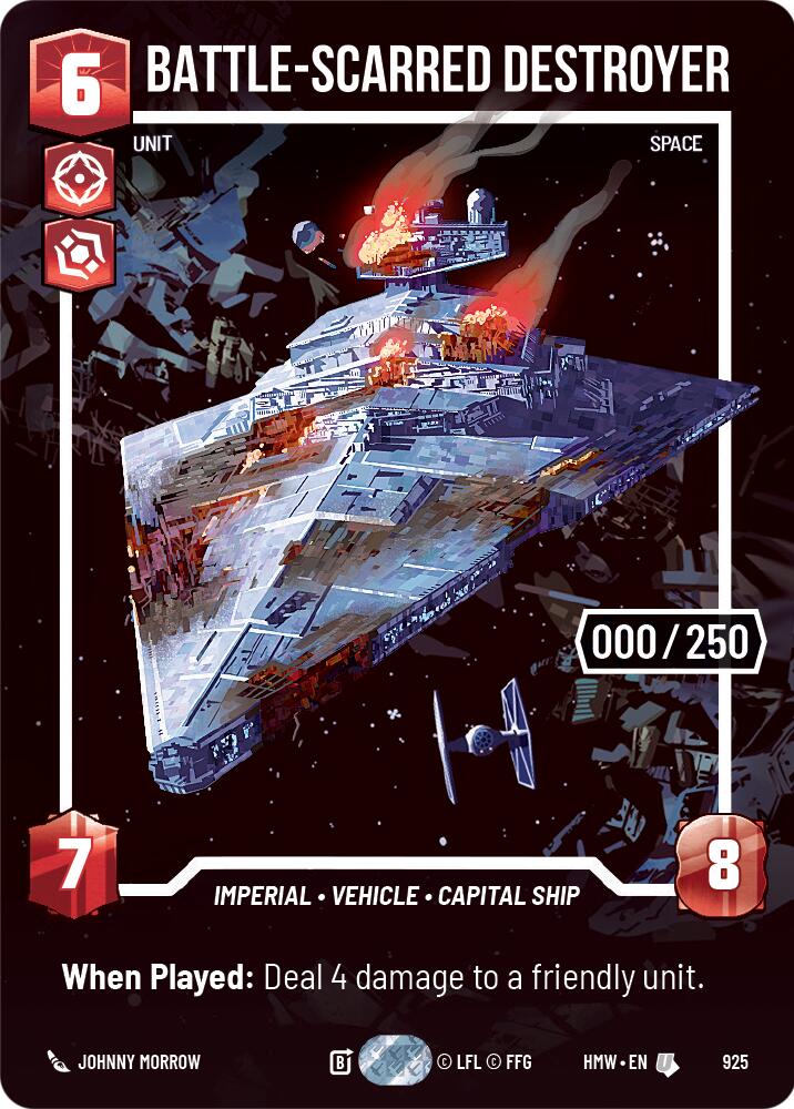 Battle-Scarred Destroyer (Serialized), Homeworlds 925