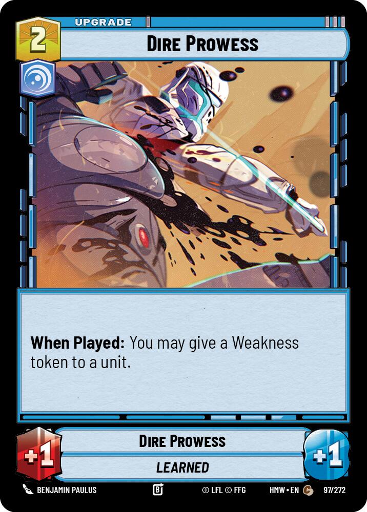 Dire Prowess, Homeworlds 97/272