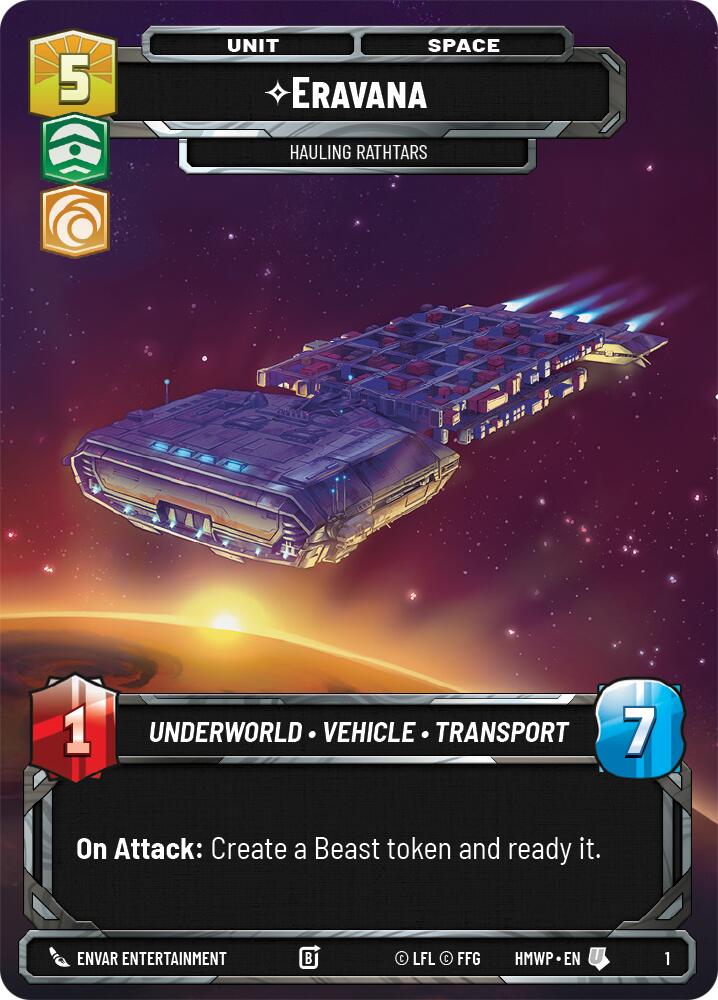 Eravana - Hauling Rathtars, Homeworlds: Weekly Play Promos 1