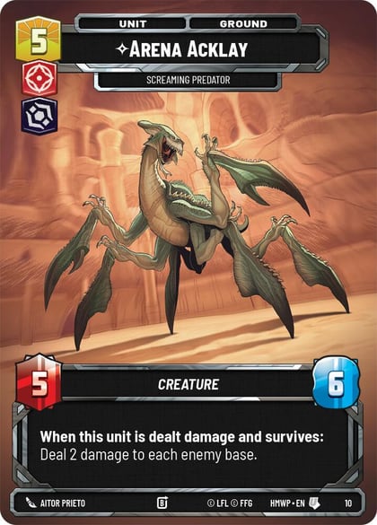 Arena Acklay - Screaming Predator, Homeworlds: Weekly Play Promos 10