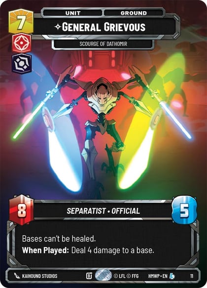 General Grievous - Scourge of Dathomir, Homeworlds: Weekly Play Promos 11