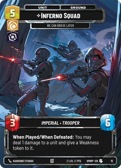 Inferno Squad - We Can Grieve Later, Homeworlds: Weekly Play Promos 15