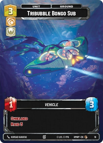 Tribubble Bongo Sub, Homeworlds: Weekly Play Promos 16