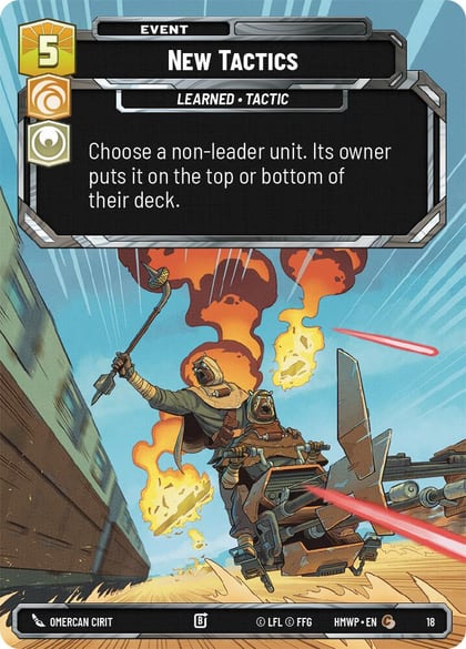 New Tactics, Homeworlds: Weekly Play Promos 18