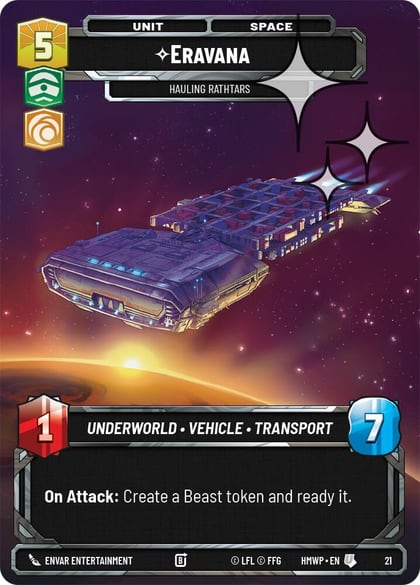 Eravana - Hauling Rathtars (Foil), Homeworlds: Weekly Play Promos 21