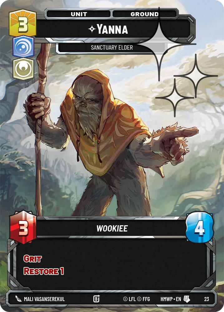 Yanna - Sanctuary Elder (Foil), Homeworlds: Weekly Play Promos 23