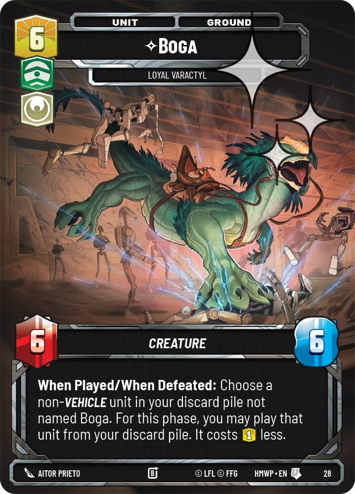 Boga - Loyal Varactyl (Foil), Homeworlds: Weekly Play Promos 28