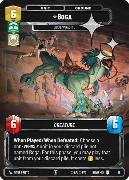 Boga - Loyal Varactyl (Foil), Homeworlds: Weekly Play Promos 28