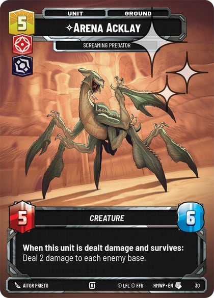 Arena Acklay - Screaming Predator (Foil), Homeworlds: Weekly Play Promos 30