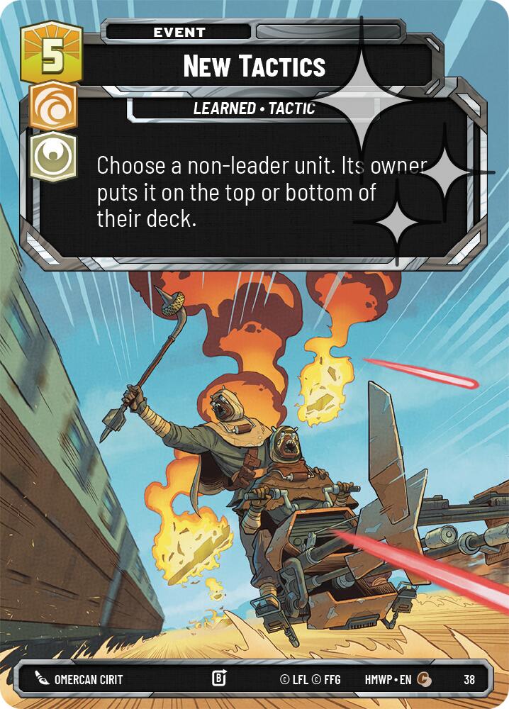 New Tactics (Foil), Homeworlds: Weekly Play Promos 38