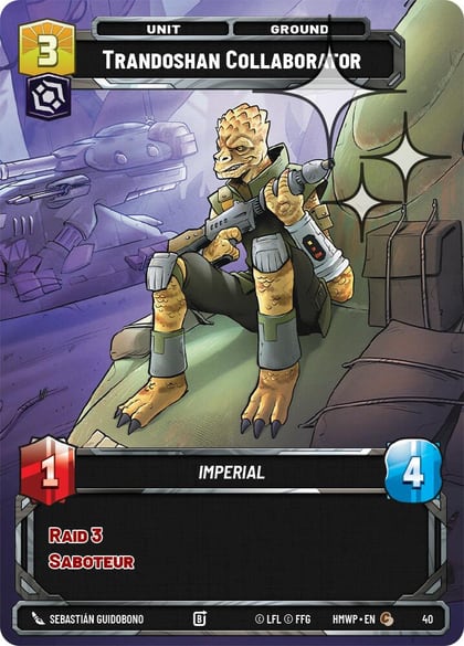 Trandoshan Collaborator (Foil), Homeworlds: Weekly Play Promos 40