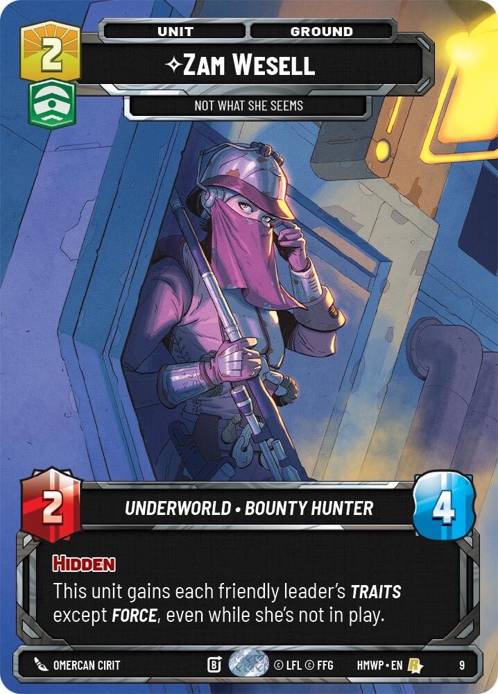 Zam Wesell - Not What She Seems, Homeworlds: Weekly Play Promos 9