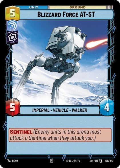 Blizzard Force AT-ST (103/104), Intro Battle: Hoth 103/104
