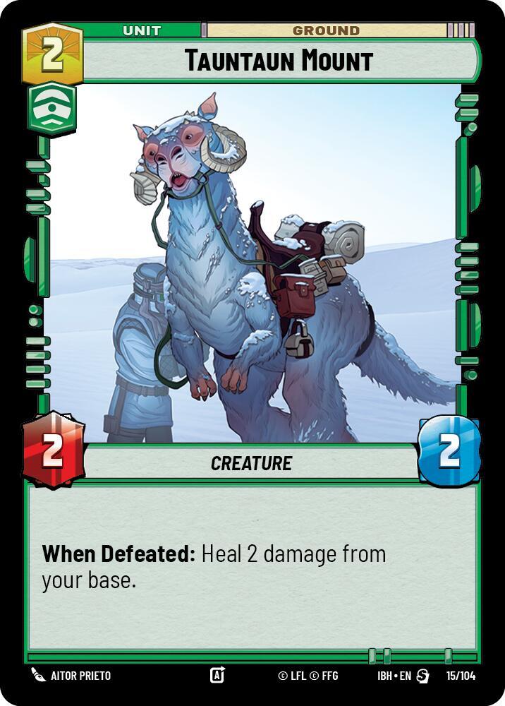 Tauntaun Mount, Intro Battle: Hoth 15/104