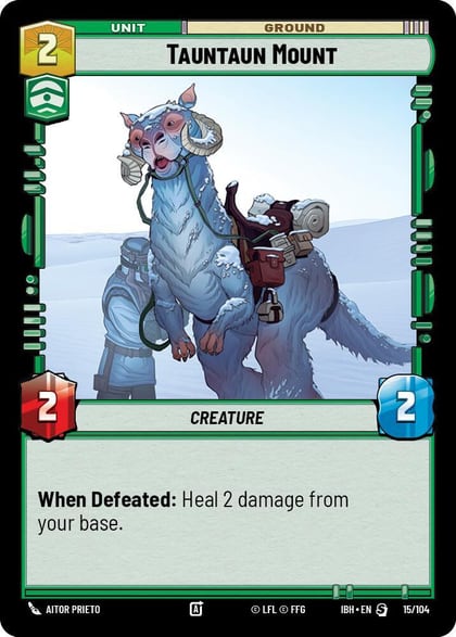 Tauntaun Mount, Intro Battle: Hoth 15/104
