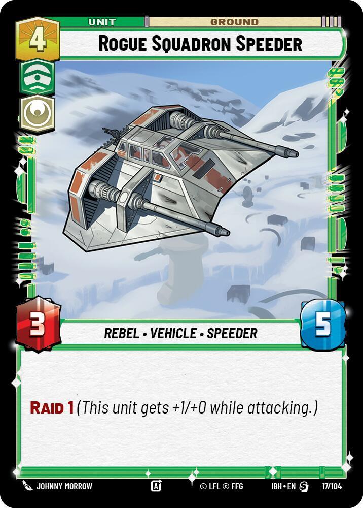 Rogue Squadron Speeder (17/104), Intro Battle: Hoth 17/104