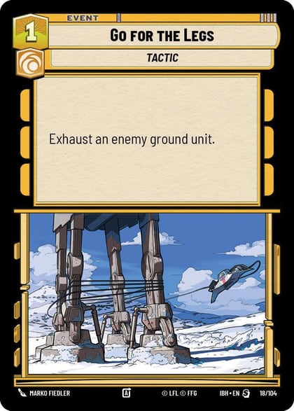 Go for the Legs, Intro Battle: Hoth 18/104