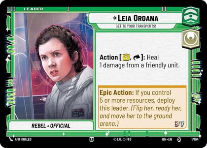 Leia Organa - Get To Your Transports!, Intro Battle: Hoth 1/104