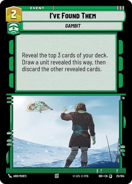 I've Found Them (25/104), Intro Battle: Hoth 25/104