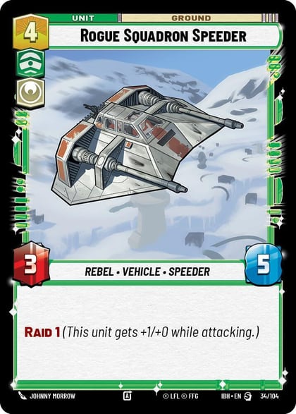 Rogue Squadron Speeder (34/104), Intro Battle: Hoth 34/104
