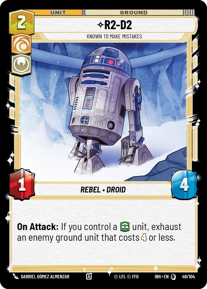 R2-D2 - Known to Make Mistakes (49/104), Intro Battle: Hoth 49/104