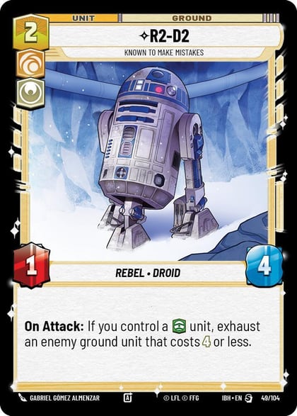 R2-D2 - Known to Make Mistakes (49/104), Intro Battle: Hoth 49/104