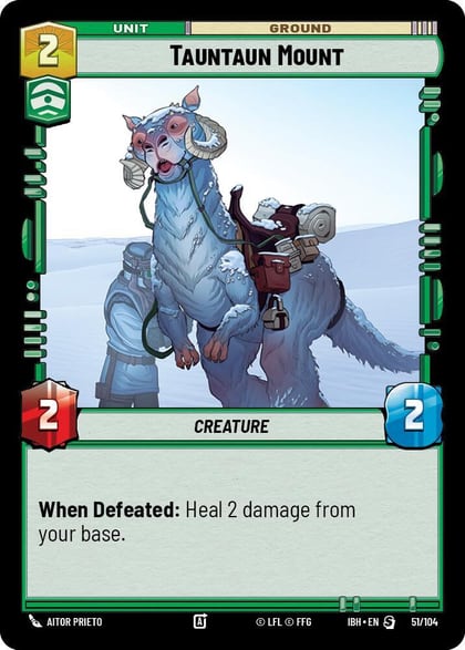 Tauntaun Mount (51/104), Intro Battle: Hoth 51/104
