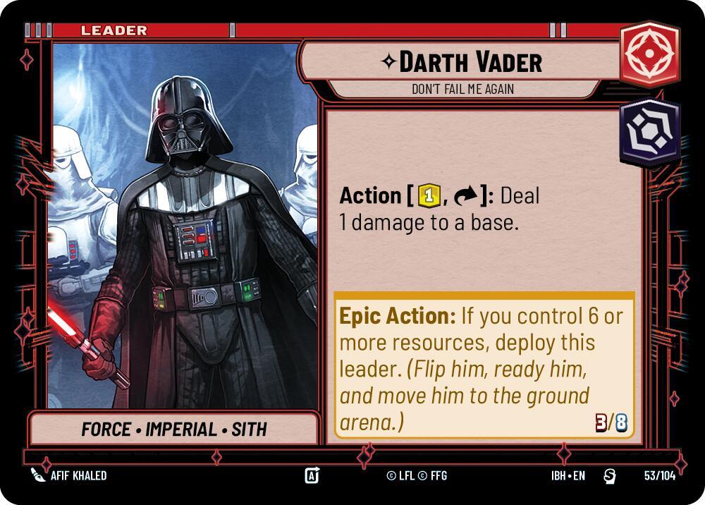 Darth Vader - Don't Fail Me Again, Intro Battle: Hoth 53/104