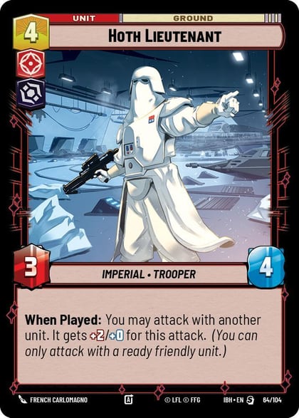 Hoth Lieutenant, Intro Battle: Hoth 64/104
