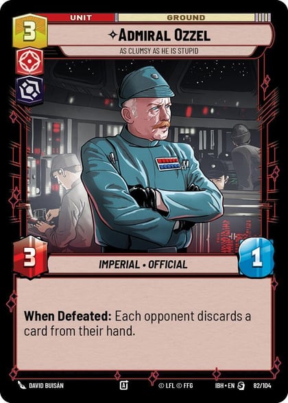 Admiral Ozzel - As Clumsy as He Is Stupid, Intro Battle: Hoth 82/104