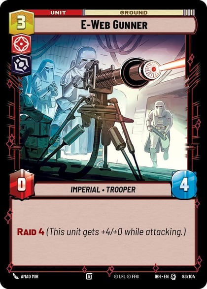 E-Web Gunner (83/104), Intro Battle: Hoth 83/104