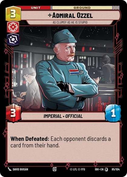 Admiral Ozzel - As Clumsy as He Is Stupid (85/104), Intro Battle: Hoth 85/104