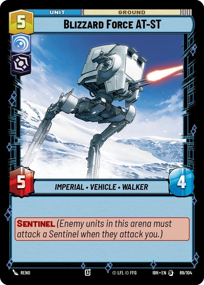 Blizzard Force AT-ST (89/104), Intro Battle: Hoth 89/104