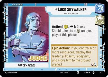 Luke Skywalker - Faithful Friend, Judge Promos 002/002