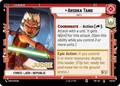 Ahsoka Tano - Snips, Judge Promos 011/257